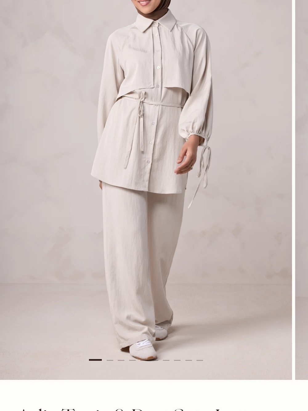 Zahraa The Label 2 Piece Tunic/pant Set